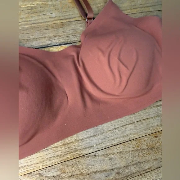 Aerie Smoothies Large Terracotta Seamless Bralette - Picture 2 of 7